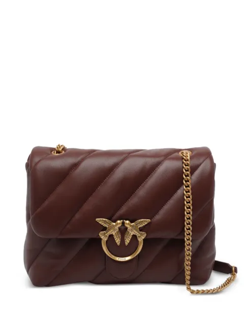 PINKO Love Puff shoulder bag Brown 100037A0F2
