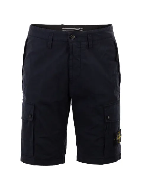 Stone Island logo-patch cargo shorts Blue L2S15L100019S0A10