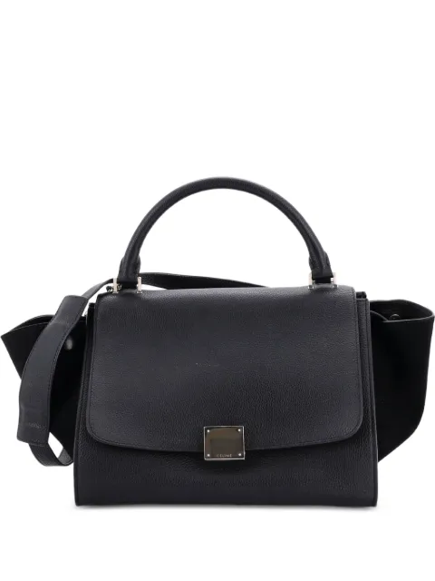 Celine Pre-Owned Trapeze Bag Leather Small satchel Black X0PO9LCMM8NQZF22