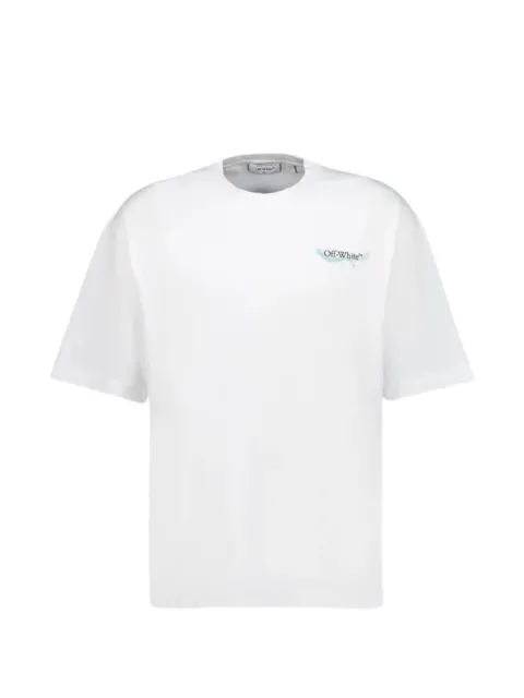 Off-White logo-print T-shirt White 44MAA120S26J00