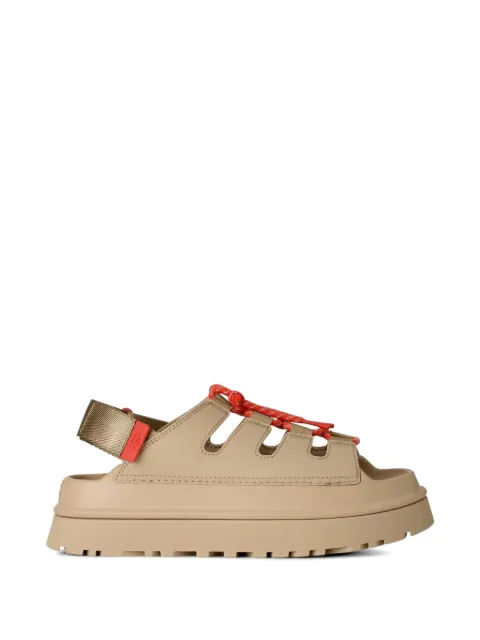 UGG logo-patch flat sandals Neutrals 1179370