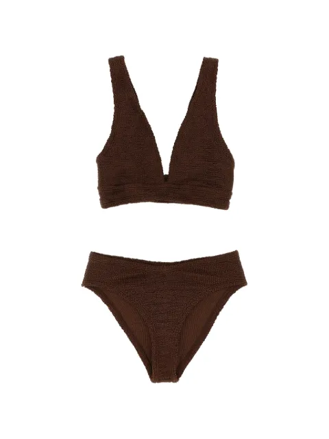 Hunza G Angel bikini Brown ANGELBIKINIMETALLICCHOCOLATE
