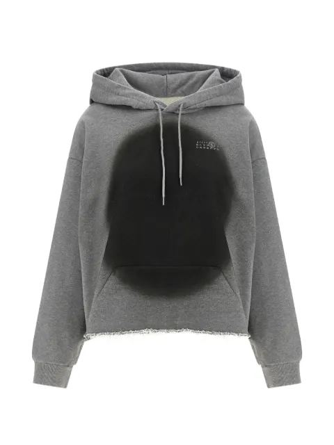 MM6 Maison Margiela printed hoodie Grey S52GU0252S25337