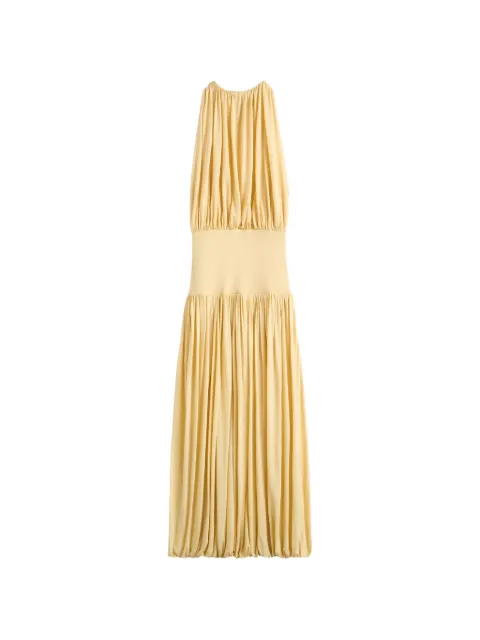 TOTEME soft gathered dress champagne Neutrals 262WRD0320FB0635312