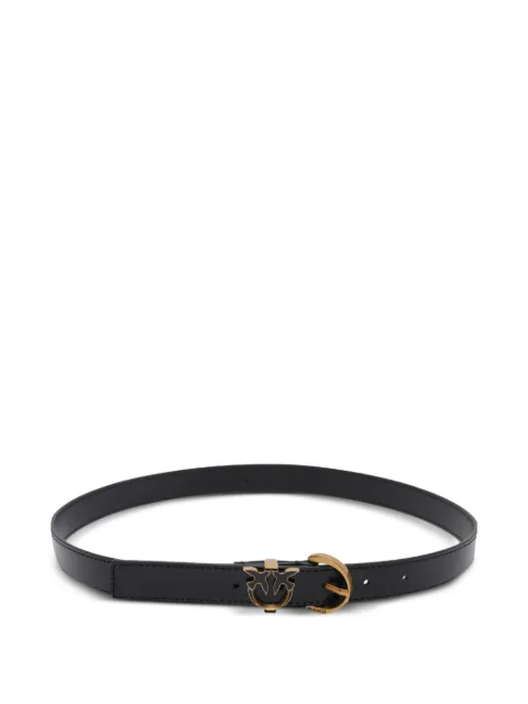 PINKO Love Birds leather belt Black 102820A2X6