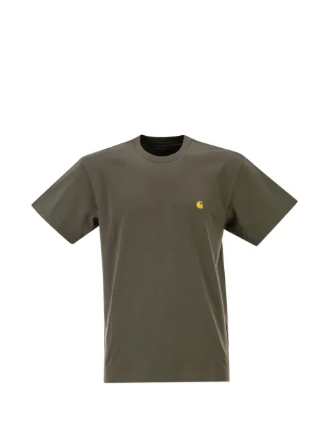 Carhartt WIP embroidered-logo T-shirt Green I0263913LRXX
