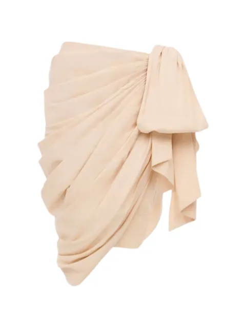 Chloé draped midi skirt Neutrals CH26UJU76141