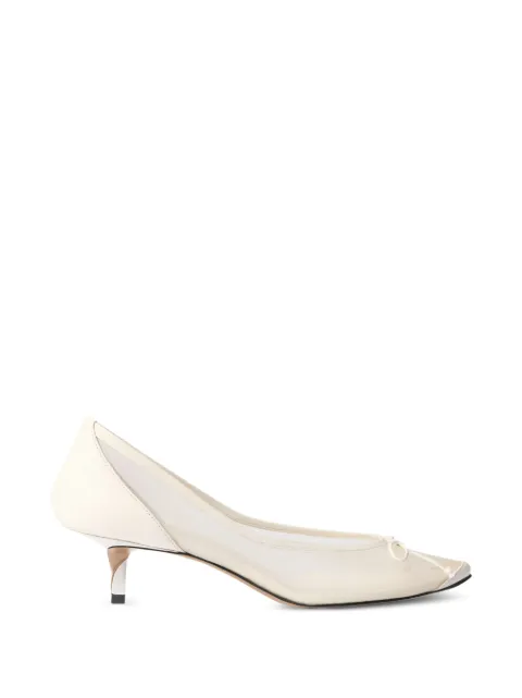 Jacquemus Tourni heeled pumps White FOW00179AW00661