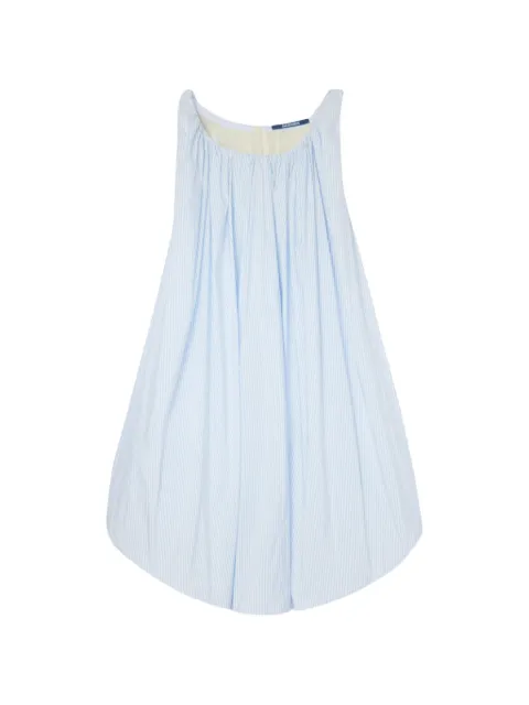 Jacquemus Lavande striped balloon midi dress Blue DRW00758AW00758