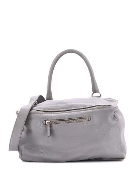Givenchy Pre-Owned Pandora Bag Leather Medium shoulder bag Grey 3ZONOKGMU1X1G1ER