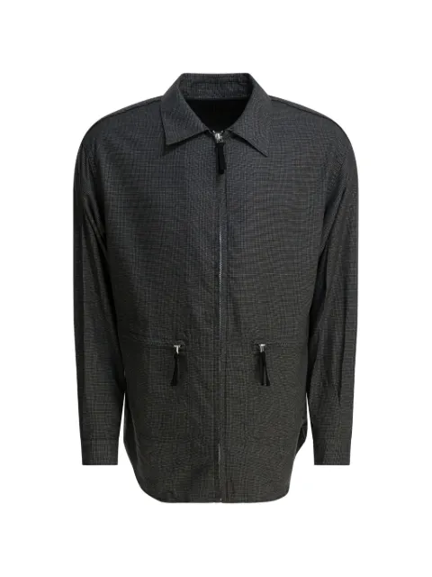 Comme des Garçons Homme zip cotton coat Grey HPB023