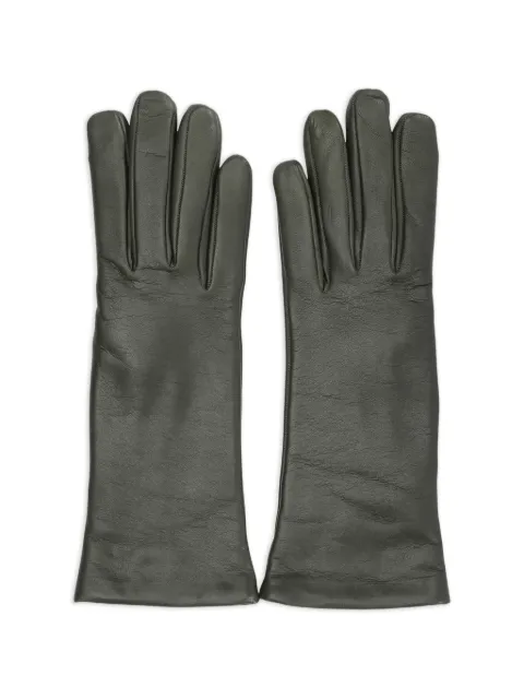 Restelli green leather gloves Green 920MILITARE