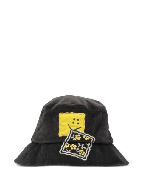 KAPITAL appliqué bucket hat Black K2511XH547BLACK