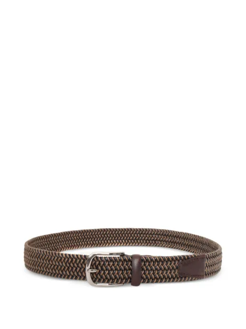 Orciani woven-leather belt Brown U08163RAG