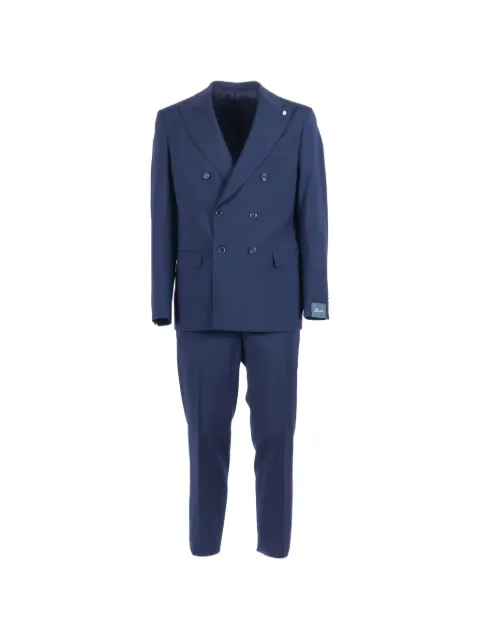BRANDO double-breasted suit Blue 312964215