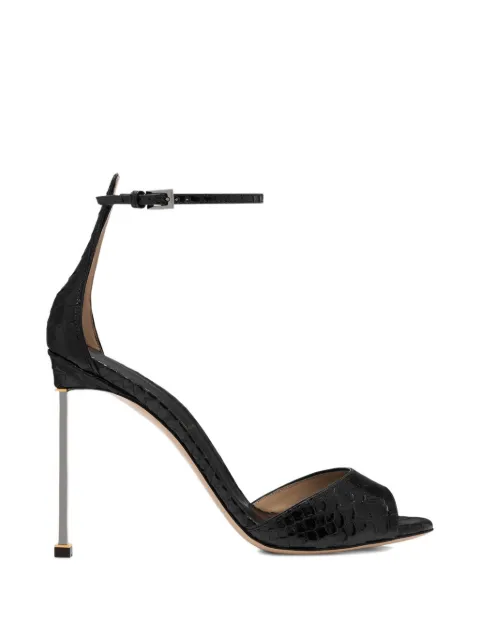 TOM FORD ankle strap heeled sandals Black W3814LCL516R