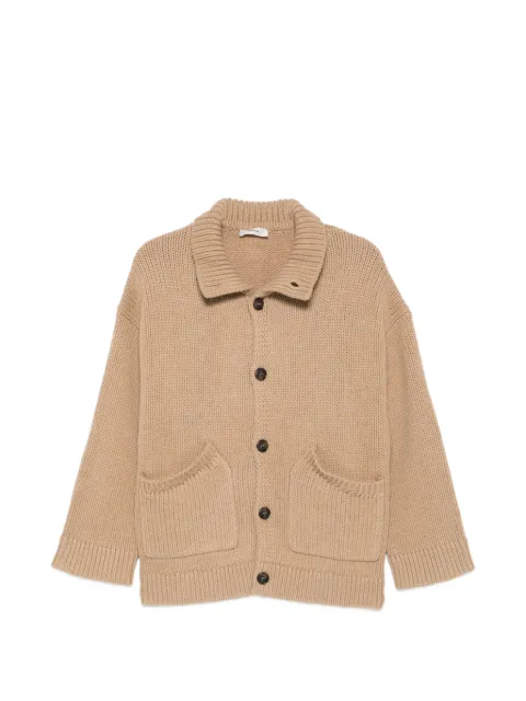 COMMAS fisherman buttoned cardigan Neutrals FW26K603