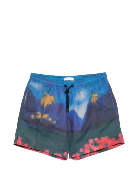 COMMAS Midnight Horizon pocket swim shorts Blue PF26C005
