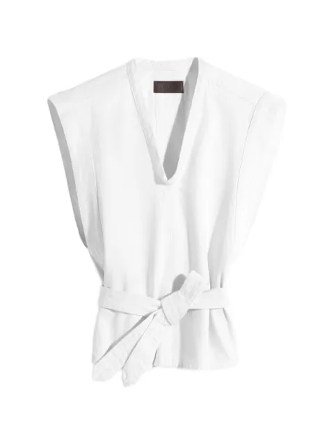 LEMAIRE chasuble in denim White OT0011LD1069