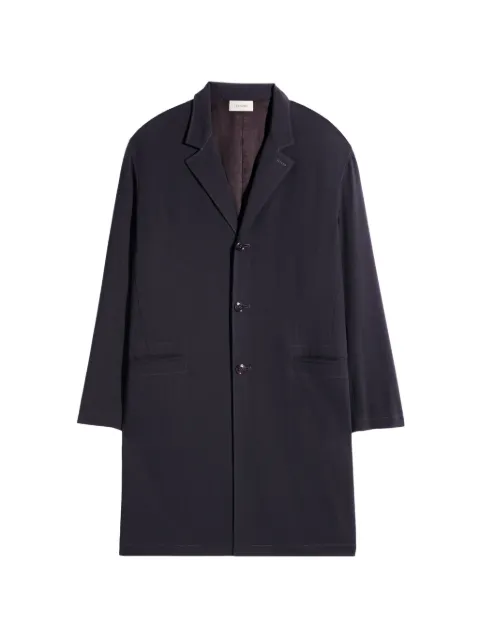 LEMAIRE soft suit coat in wool crêpe Black CO1152LF1537