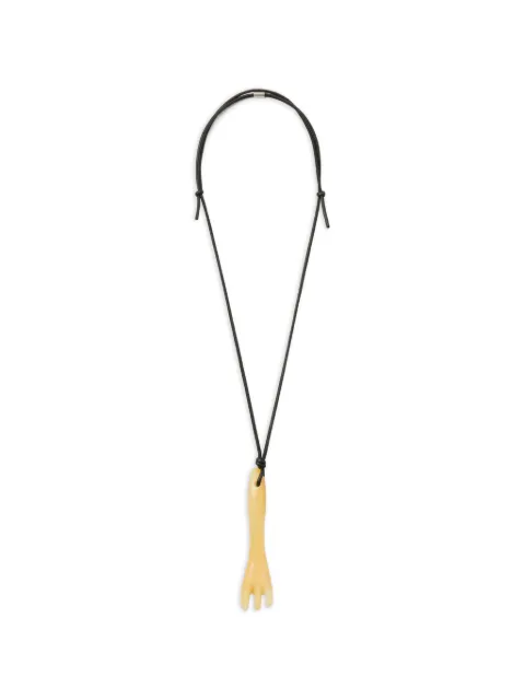 LEMAIRE gua sha fork necklace Neutrals DI0010LO0148