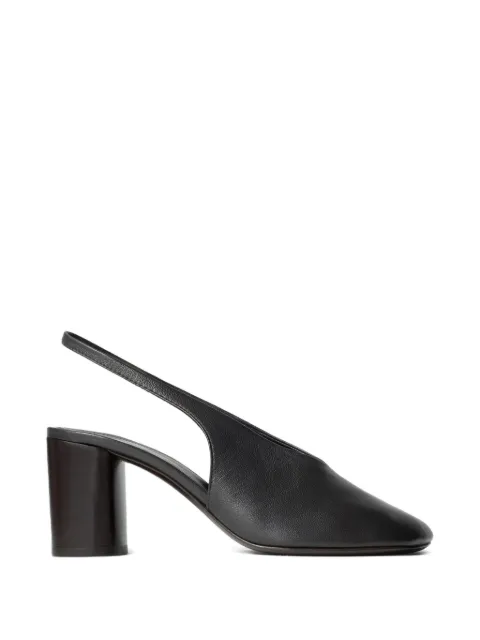 LEMAIRE square-toe slingback pumps Brown FO0256LL0023BR490