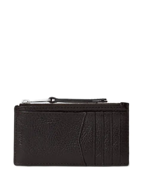 LEMAIRE Gear card holder and coin purse in leather Brown SL0104LL0067