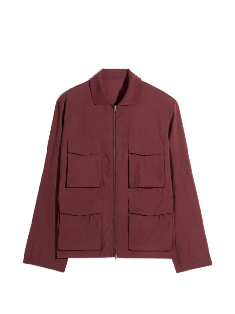 LEMAIRE four-pocket zip-up long sleeve jacket Red OW1240LF1563