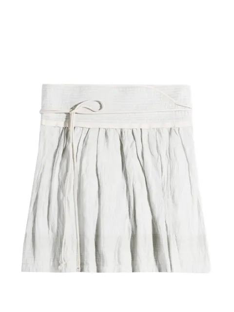 LEMAIRE crinkled wrap skirt Neutrals SK1066LF1545
