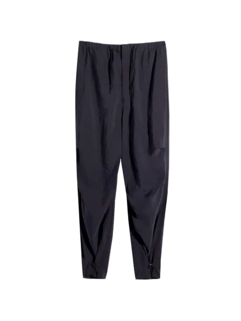 LEMAIRE parachute pants in washed technical cotton Black PA1293LF1563