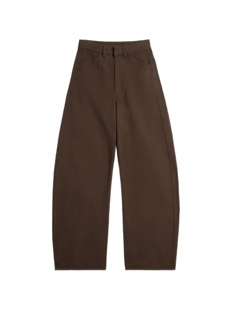 LEMAIRE high-waisted curved jeans Brown PA1264LD1068
