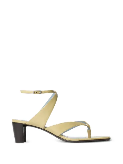 LEMAIRE thong heeled sandals Yellow FO0251LL0186