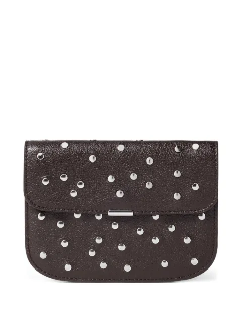 LEMAIRE soft tab studs wallet Brown SL0097LL0131