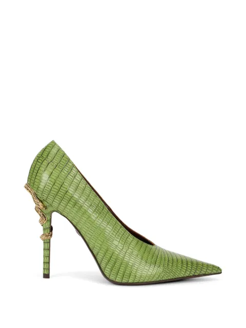 Roberto Cavalli reptile-effect pumps Green WKS009PZ119