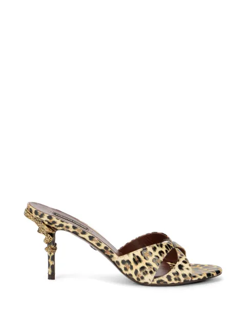 Roberto Cavalli leopard-print sandals Neutrals WKS010PZS02