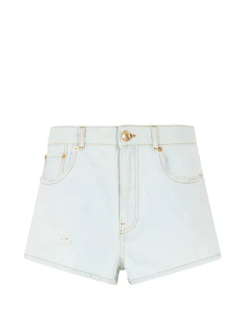 Roberto Cavalli distressed-details denim shorts Blue WQJ201VT002
