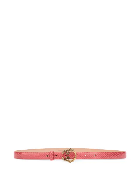 Roberto Cavalli snake-buckle belt Pink WKC002PA001