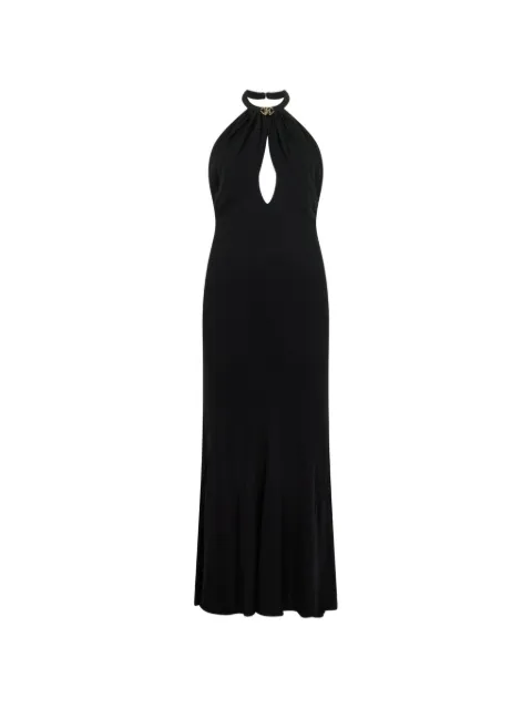 Roberto Cavalli cut-out halterneck maxi dress Black WKT141JJ009