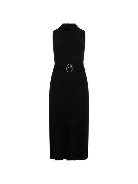 Roberto Cavalli snake-detail midi dress Black WKT122JE034
