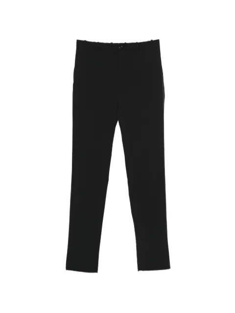 Incotex button closure straight trousers Black 1TS0849456A