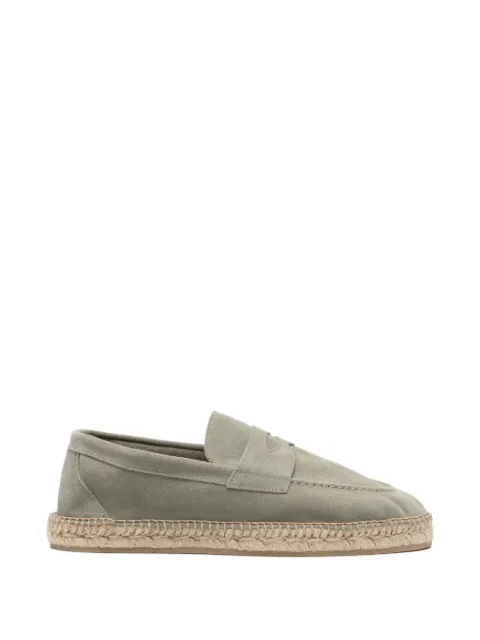 Lardini penny trim loafers Grey PAMANILOPA66371