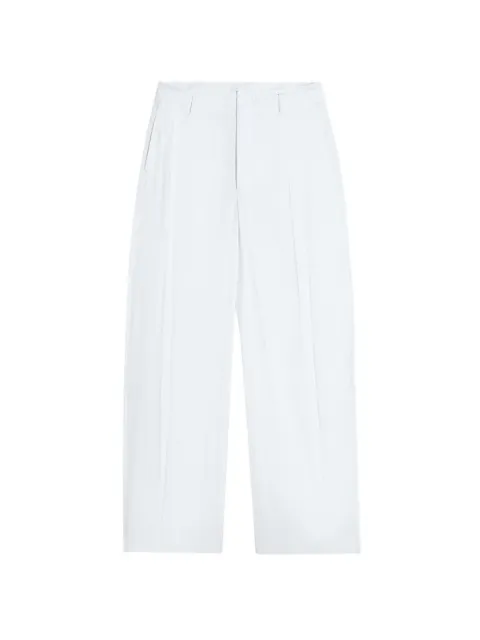LEMAIRE creased soft pants in poly viscose twill White PA1276LF1611
