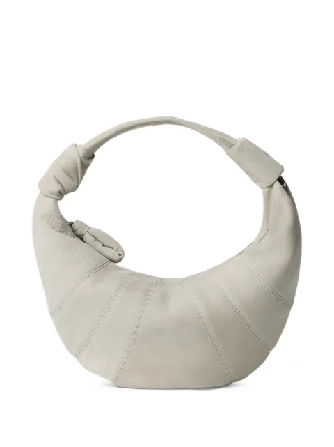 LEMAIRE mini Fortune Croissant bag in alpaca nubuck Neutrals BG0125LL0189