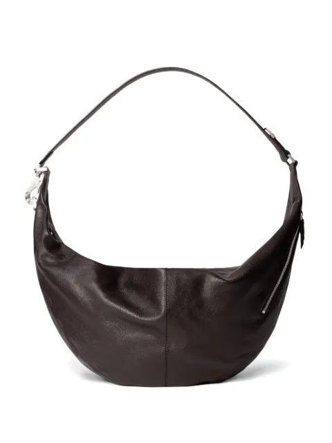 LEMAIRE large Quiver Clip bag in leather Brown BG0197LL0171