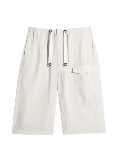 LEMAIRE cargo easy shorts in washed technical cotton Neutrals PA1290LF1563
