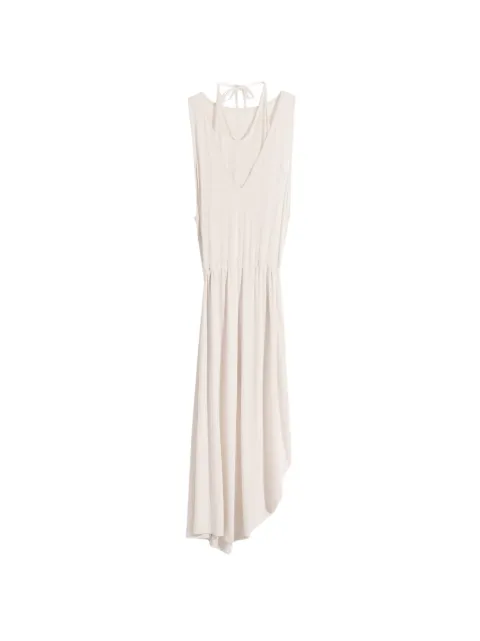 LEMAIRE draped asymmetric dress Neutrals DR1146LJ1050