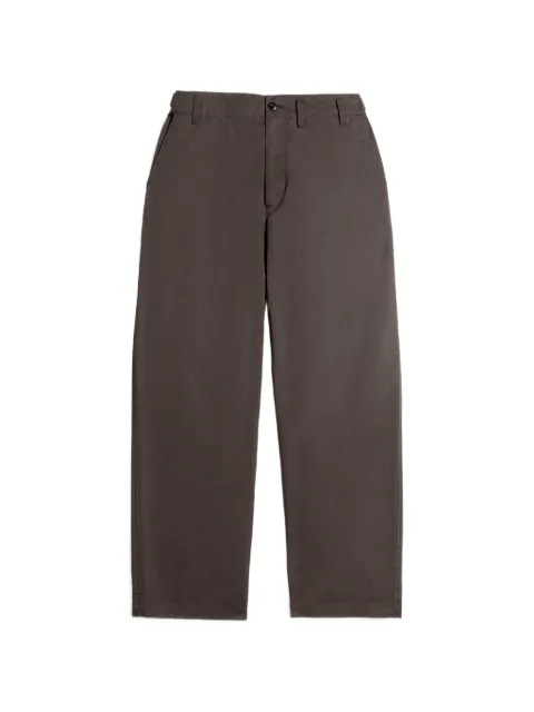 LEMAIRE tapered workwear pants in cotton twill Brown PA1289LF1531