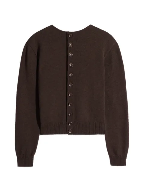 LEMAIRE buttoned cardigan Brown PO0010LK1050