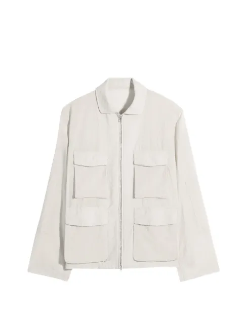 LEMAIRE 3D pocket jacket in washed technical cotton Neutrals OW1240LF1563