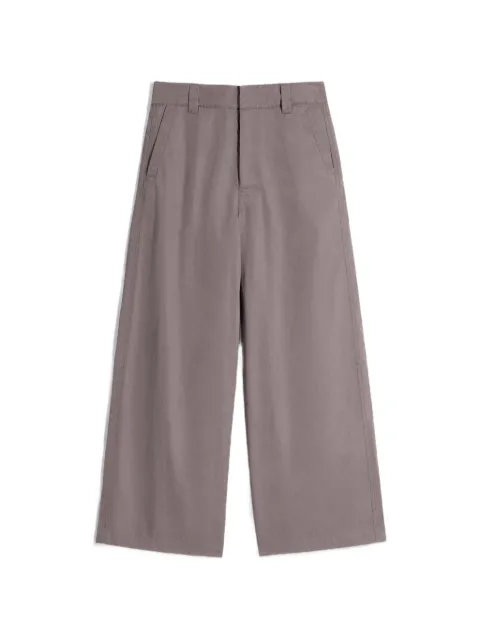 LEMAIRE straight fit pants in light cotton twill Brown PA1302LF1594